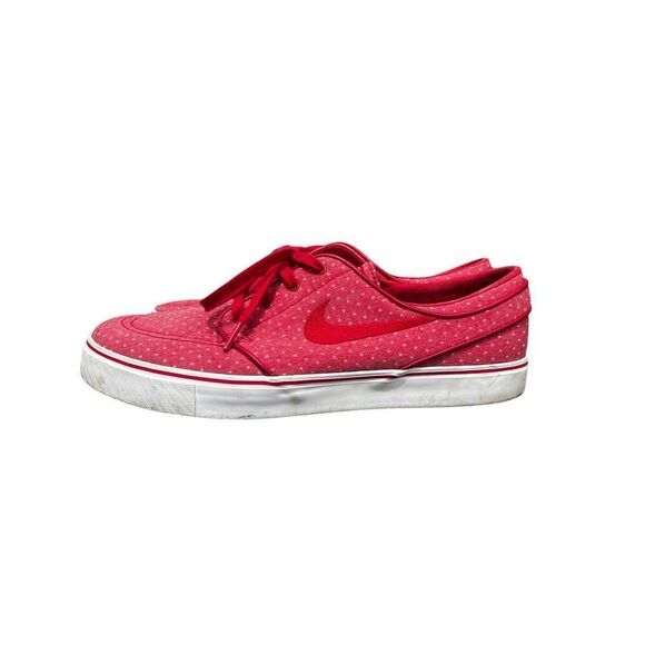 Nike Zoom SB Stefan Janoski size 10 Canvas Red Polka Dot Shoes 705190-661 - Picture 3 of 8